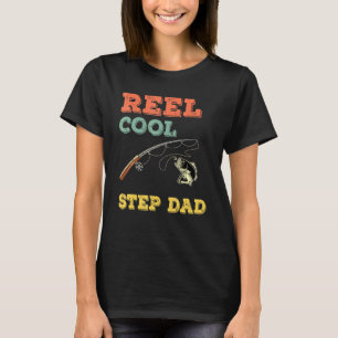 T-shirt Reel poisson Cool Pas papa Basse Pêche Stepdad Fis