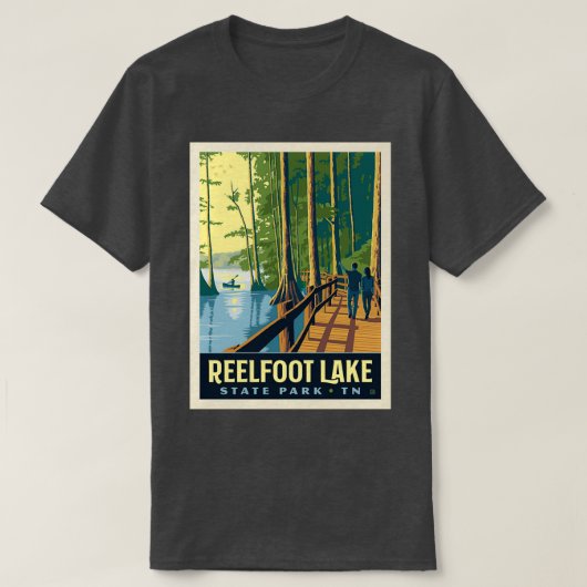T-shirt Reelfoot Lake State Park Tennessee (Design devant)