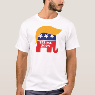 T-shirt Réélire le président Trump 2028 3e mandat
