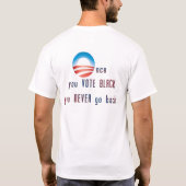 T-shirt Réélisez Barack Obama (Dos)