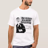 T-shirt Réélisez Gilbert Sullivan (Devant)