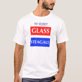 T-shirt RÉÉLISEZ Steagall en verre (Devant)