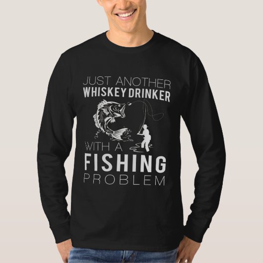 T-shirt Reels & Whiskey : Juste un autre buveur de whisky (Devant)