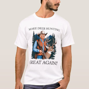 T-shirt Refaire chasser l'Amérique en grand Cerf Canard Ch