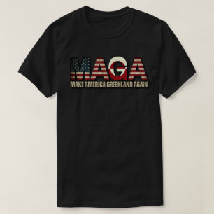 T-shirt Refaire du Groenland l'Amérique encore