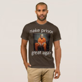T-shirt refaire la prison (Devant entier)