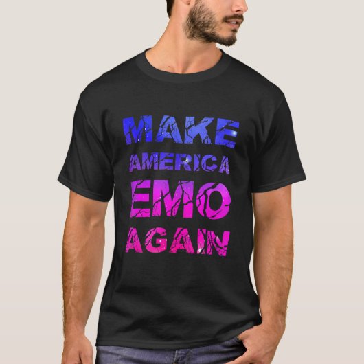 T-shirt Refaire l'Amérique Emo Pastel Goth (Devant)
