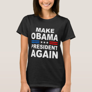T-shirt Refaire Obama Président Encore Obama Pour Présiden
