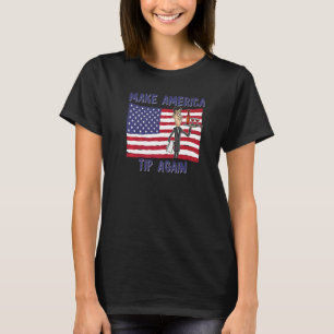 T-shirt Refaire payer l'Amérique Restaurant Serveur Serveu