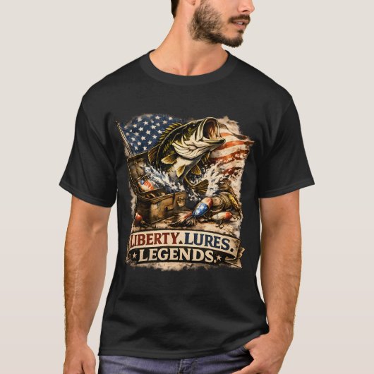 T-shirt Refaire Pêcher l'Amérique (Devant)