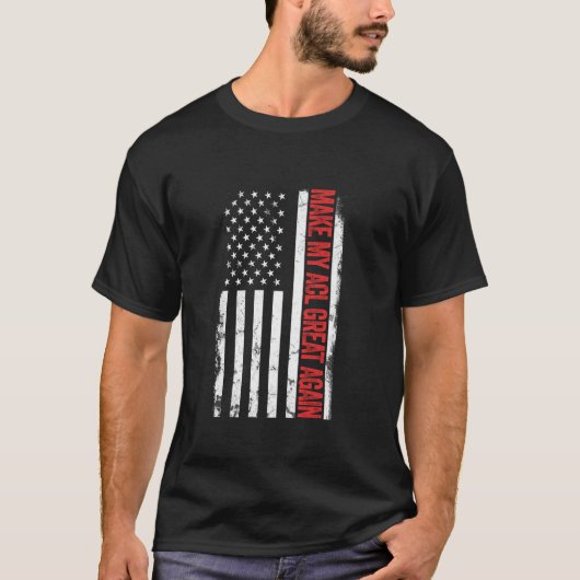 T-shirt Refaisons Mon ACL Encore Mieux Drôle Récupération (Devant)