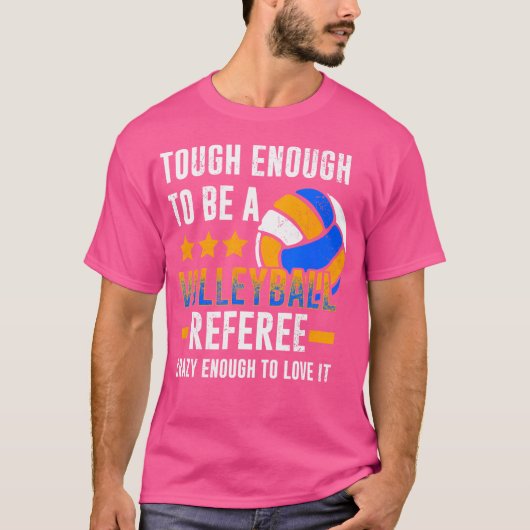 T-shirt Référent de volleyball - Volleyball Ref (Devant)
