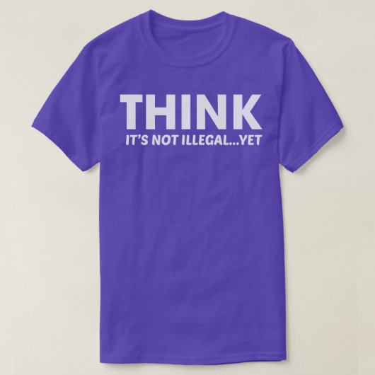 T-shirt Réfléchir (Design devant)