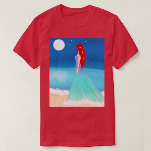 T-shirt Réfléchir à la sirène errante (Design devant)