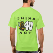 T-shirt Réfléchir avant d'agir (Dos)