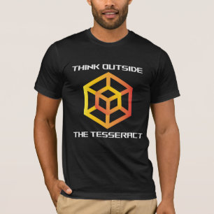 T-shirt Réfléchissez À L'Extérieur De La Géométrie D