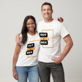 T-shirt Réfléchissez différemment - Concept hors cadre (Unisexe)