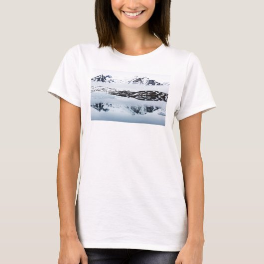 T-shirt Reflets de montagnes, Norvège (Devant)