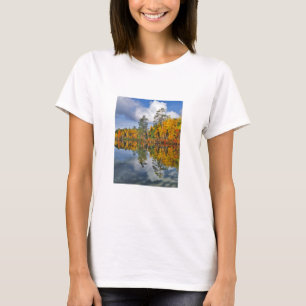 T-shirt Reflets d'étang en automne, Maine