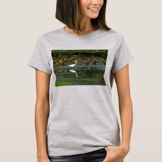T-shirt Réflexion de l'Aiguille blanche (Devant)