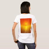T-shirt Réflexion du coucher de soleil (Dos entier)