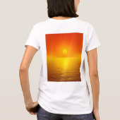 T-shirt Réflexion du coucher de soleil (Dos)