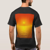 T-shirt Réflexion du coucher de soleil (Dos)
