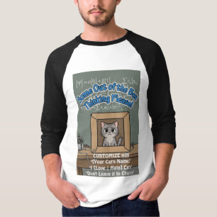 T-shirt Réflexion Hors des Sentiers Battus (pour les Chats