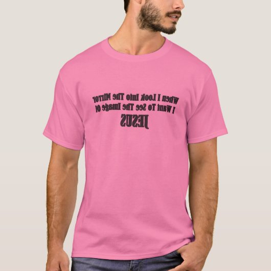 T-shirt (réflexion miroir) (Devant)