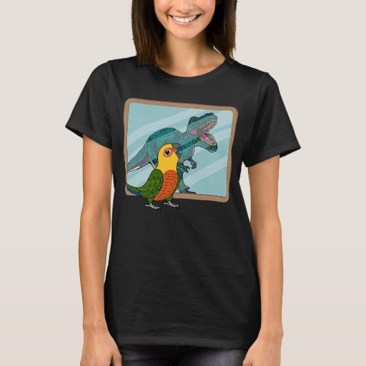 T-shirt Réflexion Perroquet & Rex I Jenday Conure (Devant)