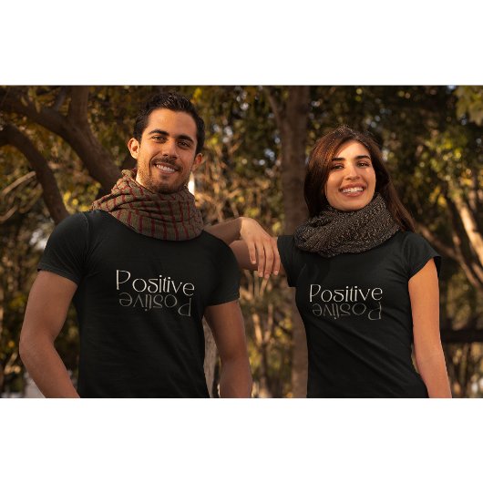 T-shirt Réflexion positive Conception moderne