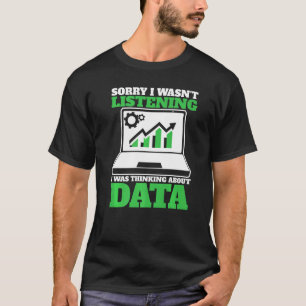 T-shirt Réflexion sur Data Analyst Data Science