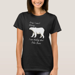 T-shirt Réflexion sur l'aventure sauvage des ours polaires