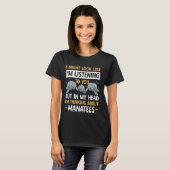 T-shirt Réflexion sur les lamantins Manatee (Devant entier)