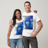 T-shirt Réflexions bleues (Unisexe)