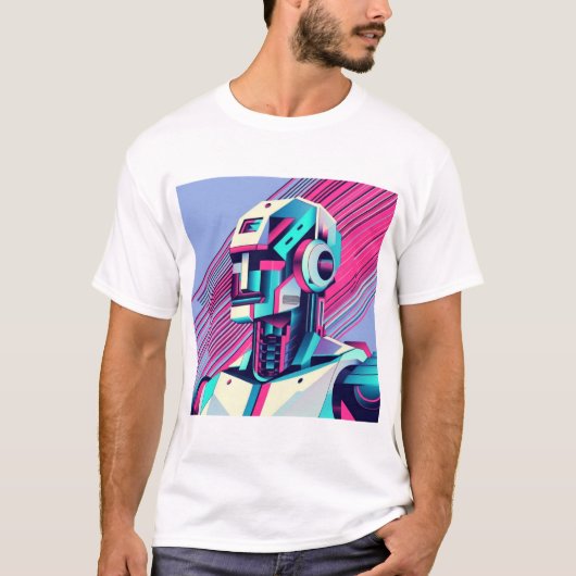 T-shirt Réflexions Cyberpunk (Devant)