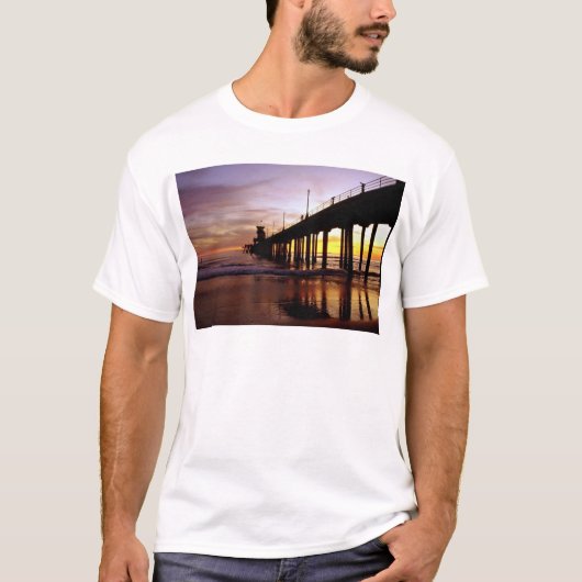 T-shirt Réflexions de marée basse au crépuscule, (Devant)