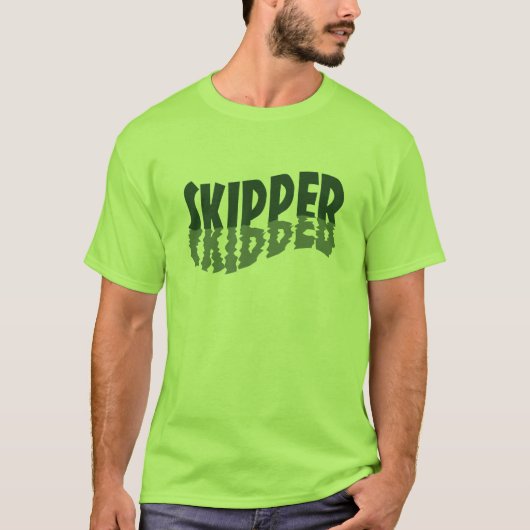 T-shirt Réflexions de skipper (Devant)