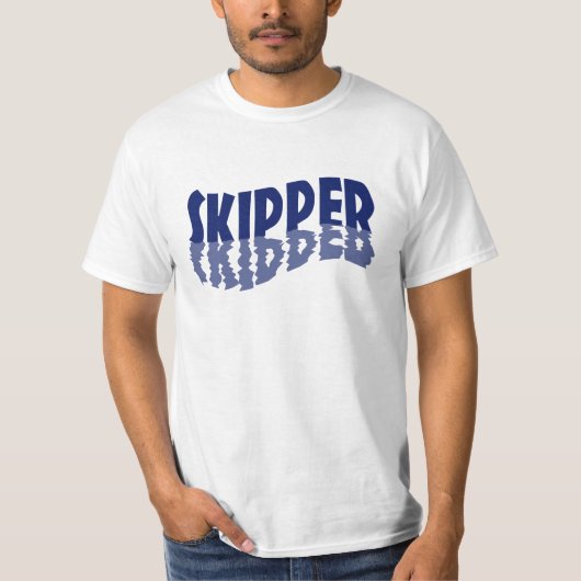 T-shirt Réflexions de skipper (Devant)