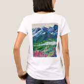 T-shirt Réflexions glaciaires de l'Alaska (Dos)