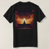 T-shirt Réflexions Zen : Méditation Bouddha Plan Collecte (Design dos)