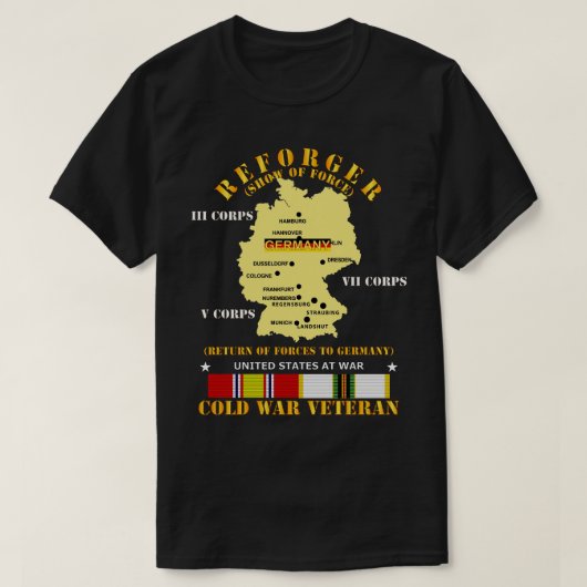 T-shirt Reforger Afficher de (Design devant)