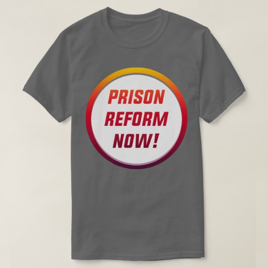 T-shirt Réforme des prisons maintenant ACAB (Design devant)