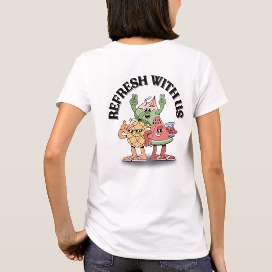 T-shirt Refresh With Us (Dos)