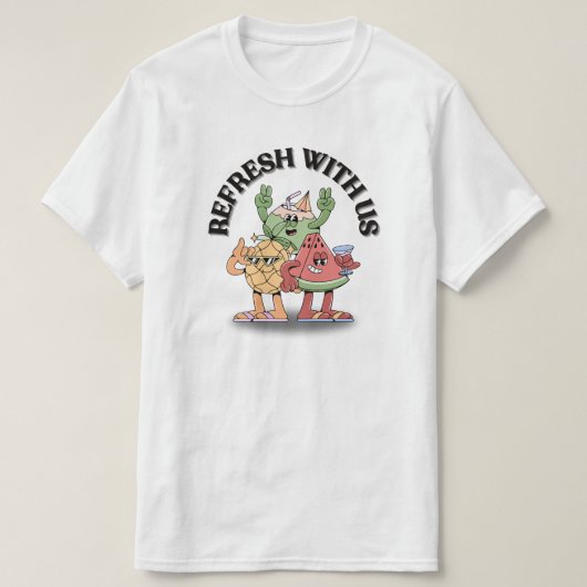 T-shirt Refresh With Us (Design devant)