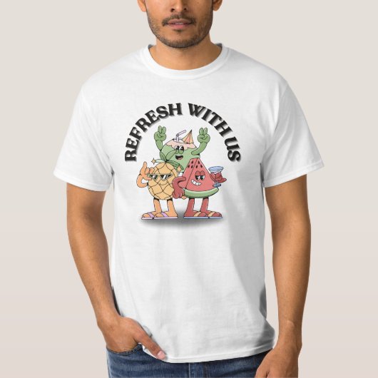 T-shirt Refresh With Us (Devant)
