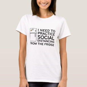 T-shirt Réfrigérateur de distanciation sociale