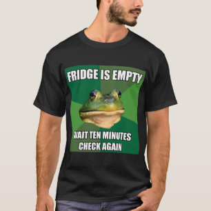 T-shirt Réfrigérateur vide de grenouille fétide de Bach