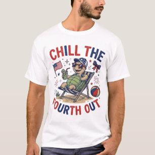 T-shirt Refroidir le quatrième Turtle Summer Holiday Shirt