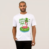 T-shirt Refroidir les trèfles drôle  St Patrick's Day (Devant entier)